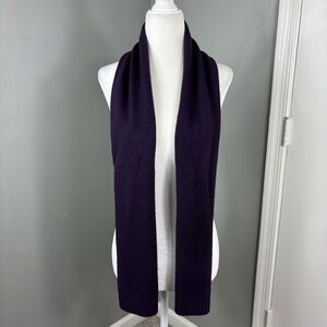 Collection18 Deep Eggplant Cashmere Scarf